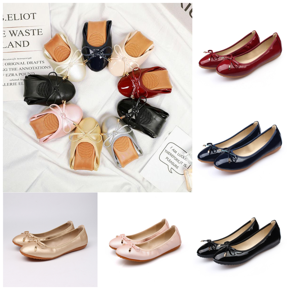 Melyssa - zapatos planos para mujer con moño