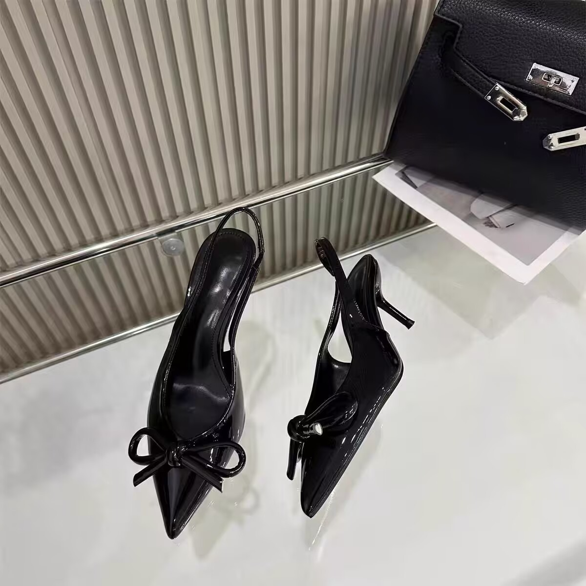 Daria - zapatos bajos para mujer con moño