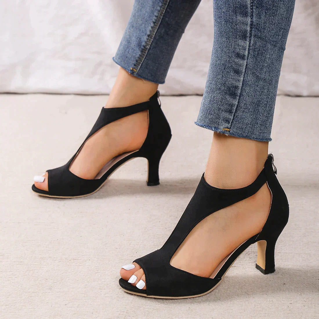 Keira - Sandalias ortopédicas de tacón