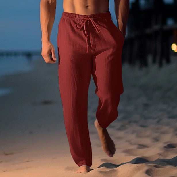 Matthew - pantalón de lino de moda para hombre