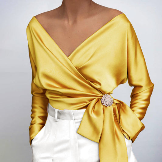 Davina - Blusa de seda