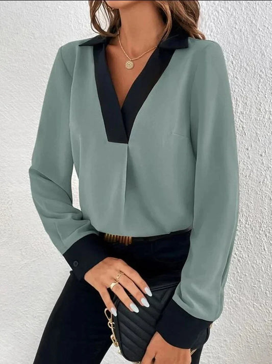 Nola - Blusa de negocios elegante
