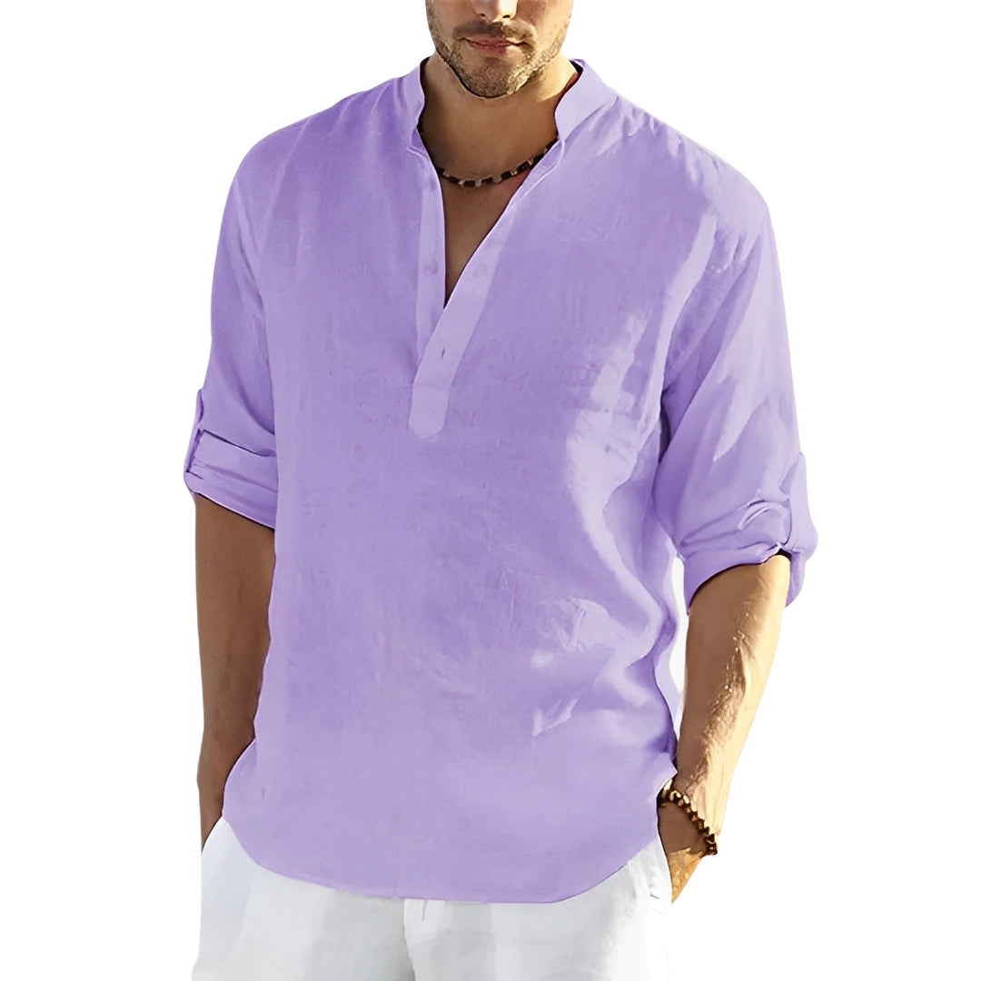 Andrew - Camisa de lino para hombres