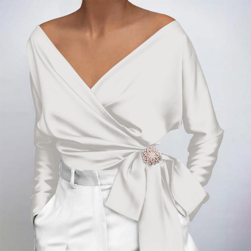 Davina - Blusa de seda