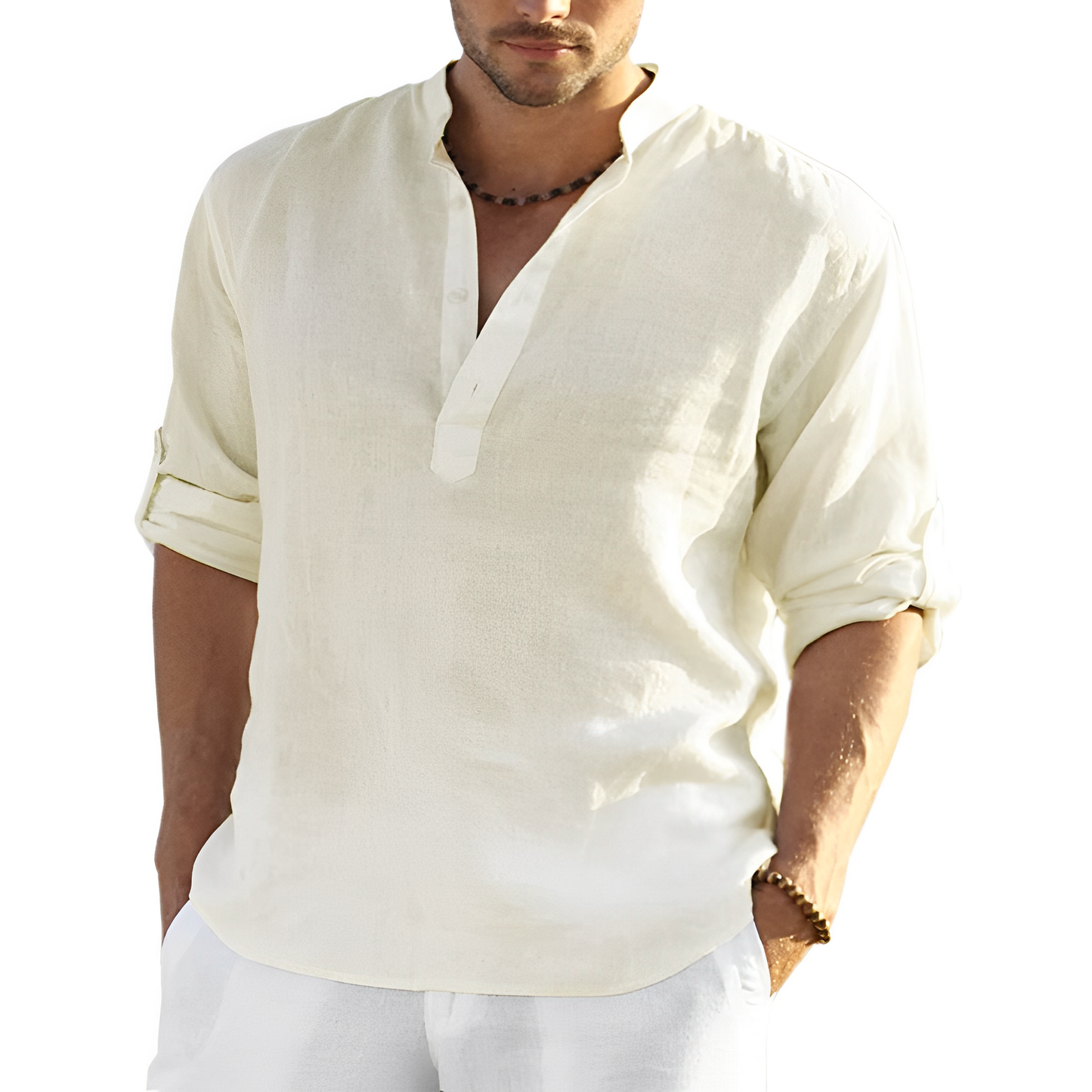 Andrew - Camisa de lino para hombres