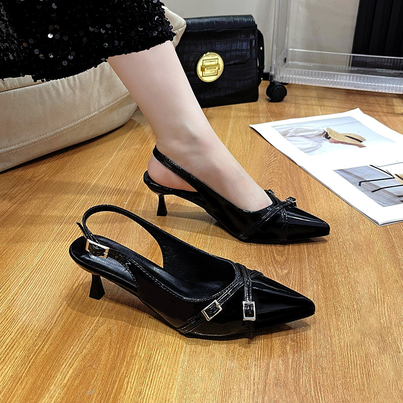 Angelle - zapatos de mujer modernos con hebilla elegante