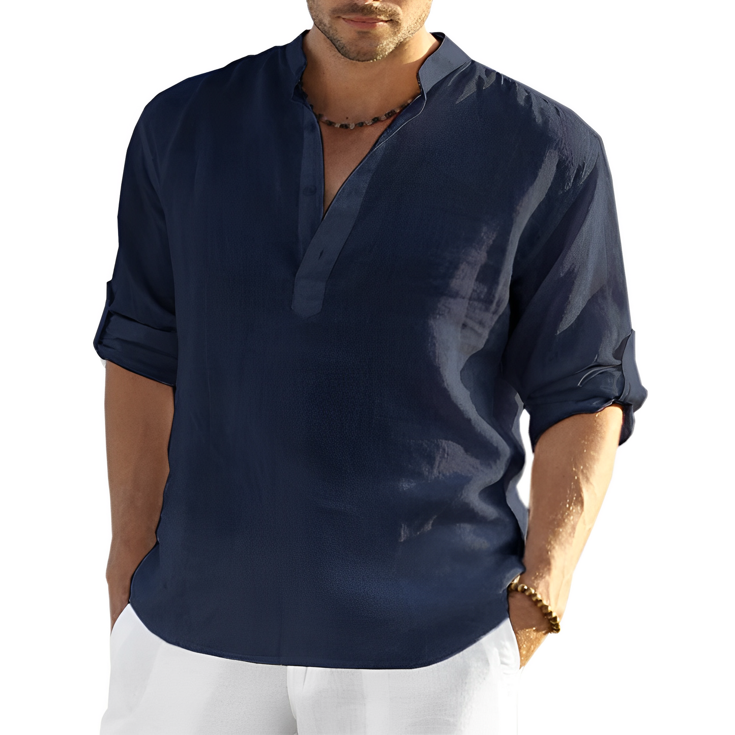 Andrew - Camisa de lino para hombres