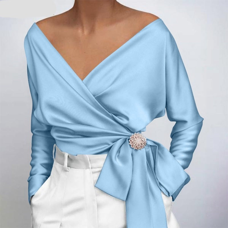 Davina - Blusa de seda