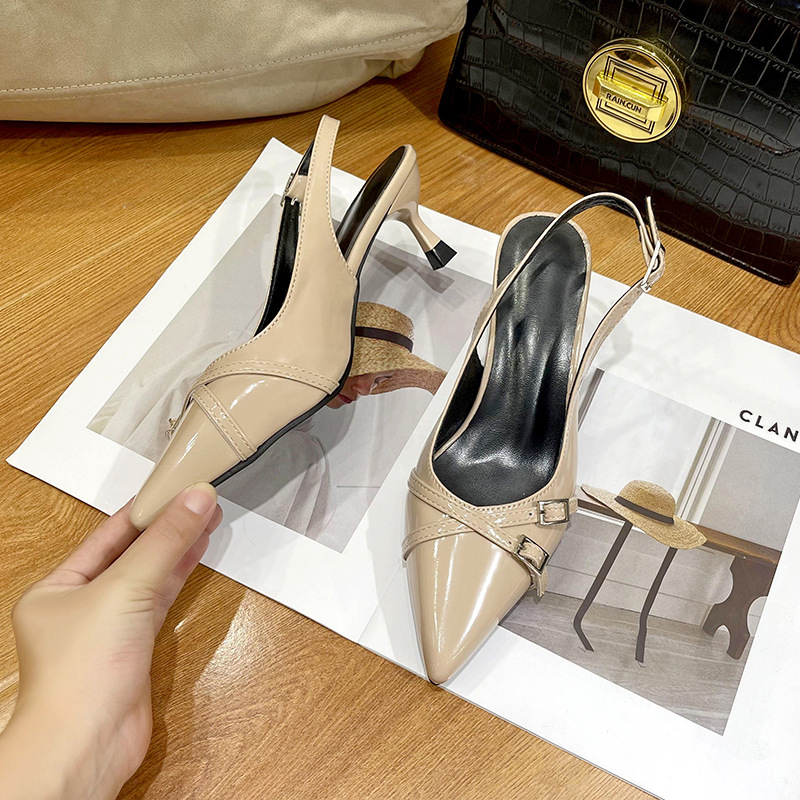 Angelle - zapatos de mujer modernos con hebilla elegante
