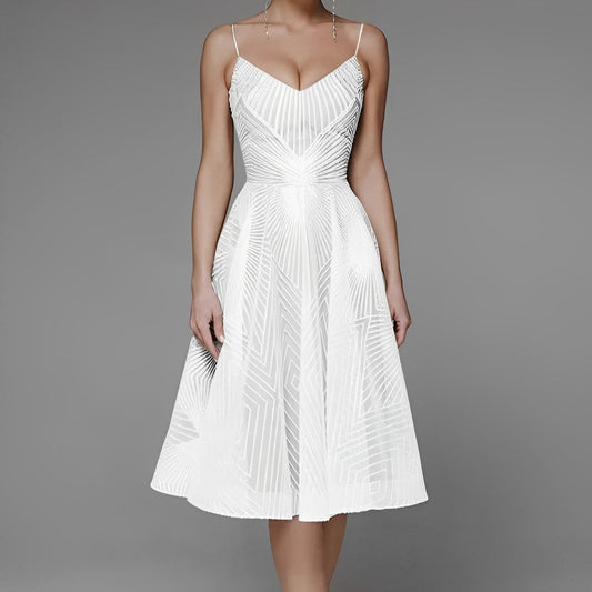 Symmetry Line Vestido de noche elegante