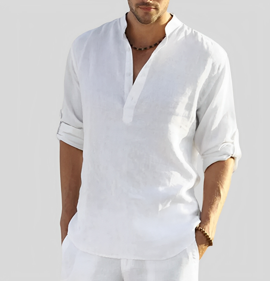 Andrew - Camisa de lino para hombres