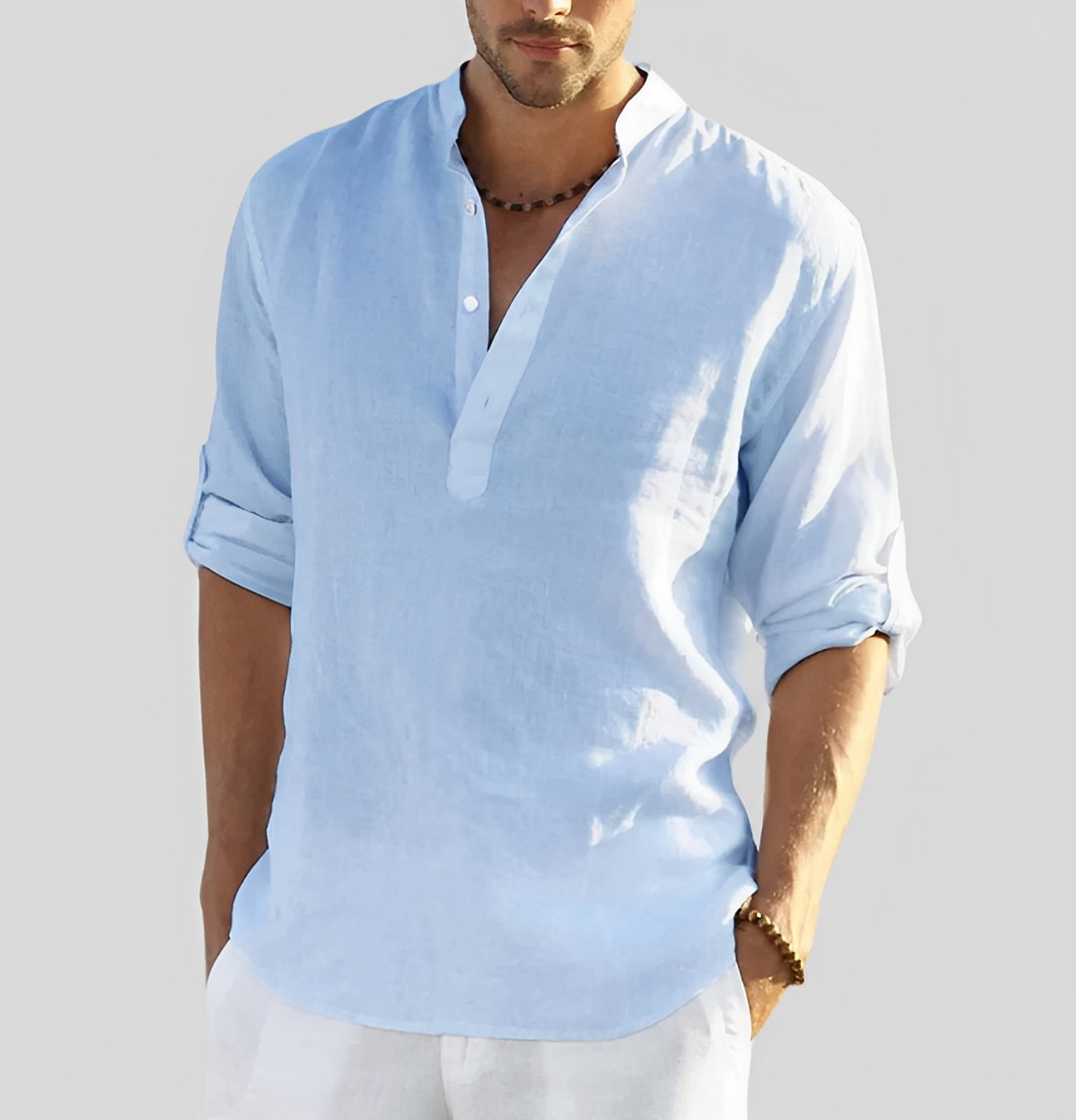 Andrew - Camisa de lino para hombres