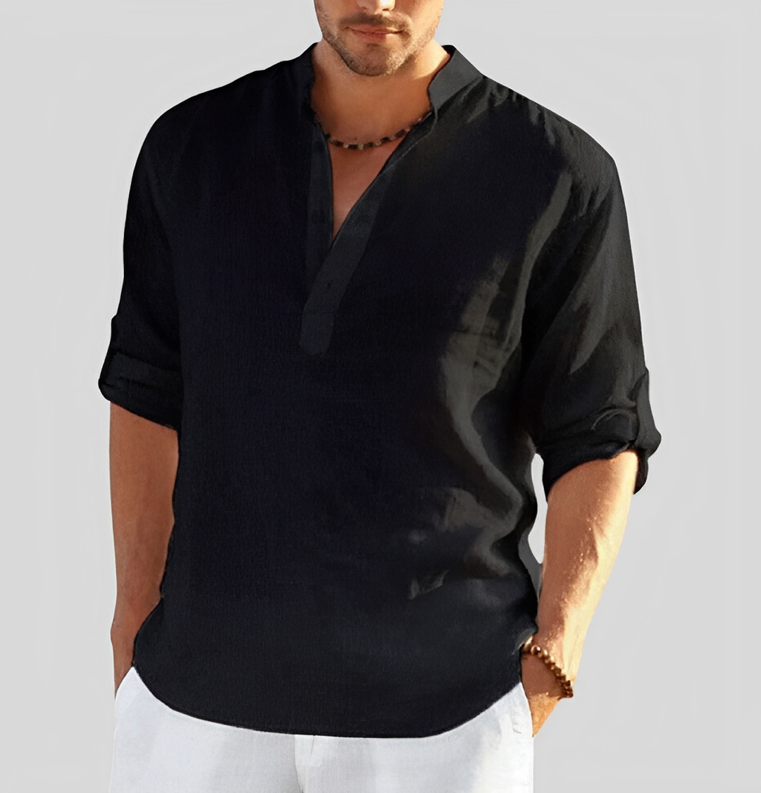 Andrew - Camisa de lino para hombres