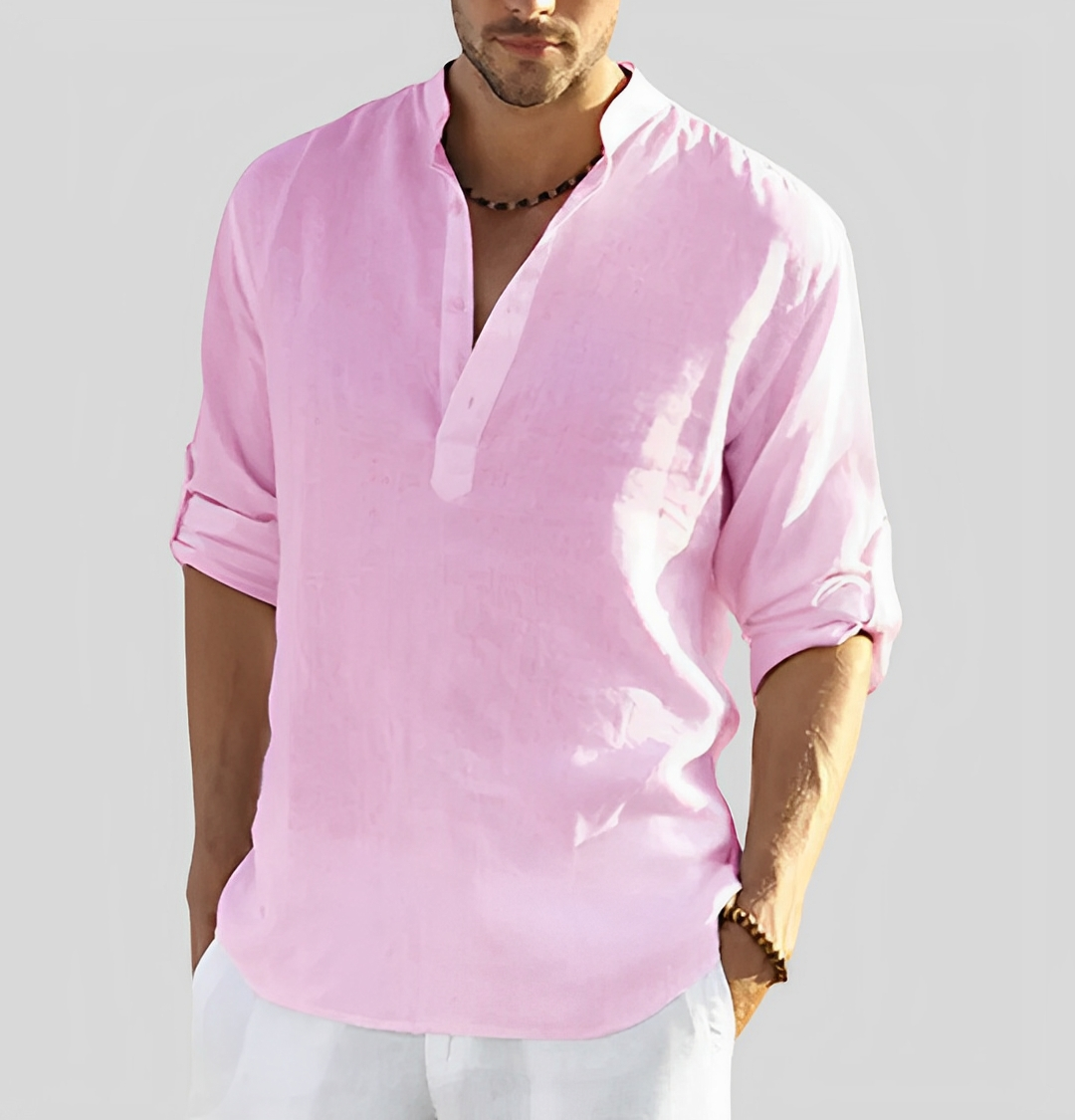 Andrew - Camisa de lino para hombres