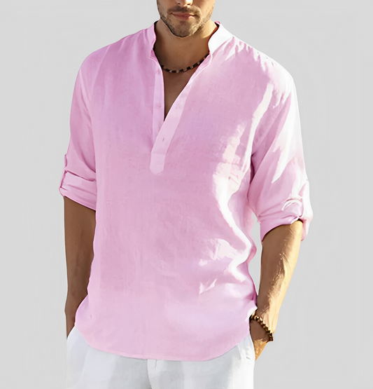 Andrew - Camisa de lino para hombres