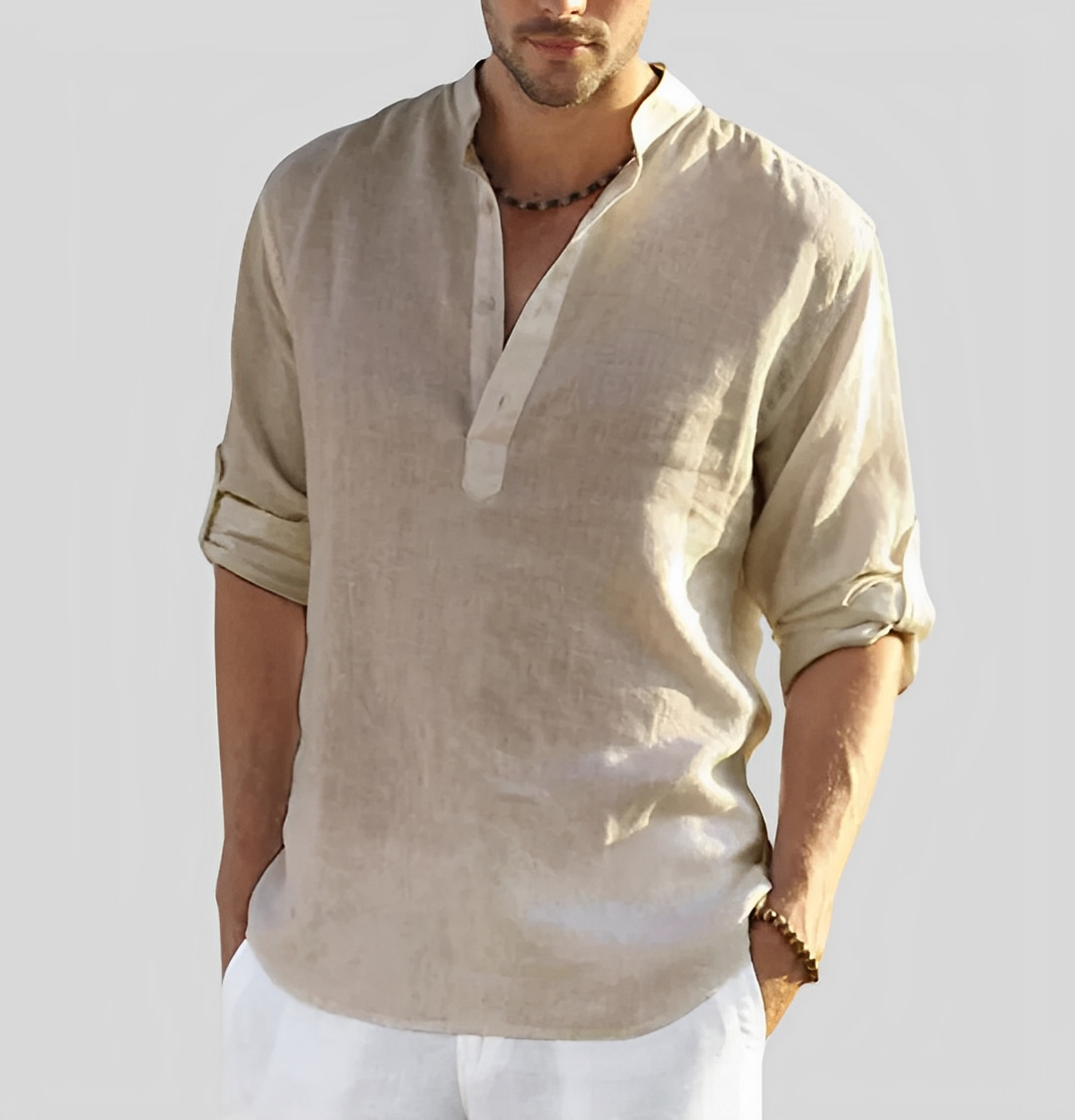 Andrew - Camisa de lino para hombres