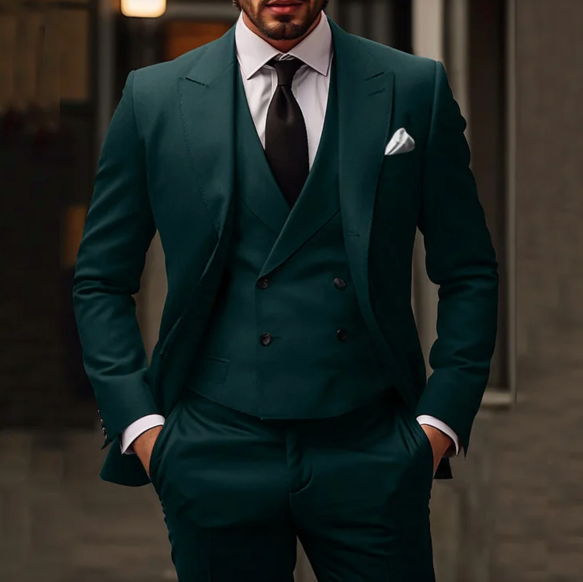 Ronan - Traje de tres piezas para hombre