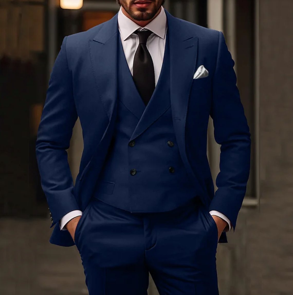 Ronan - Traje de tres piezas para hombre