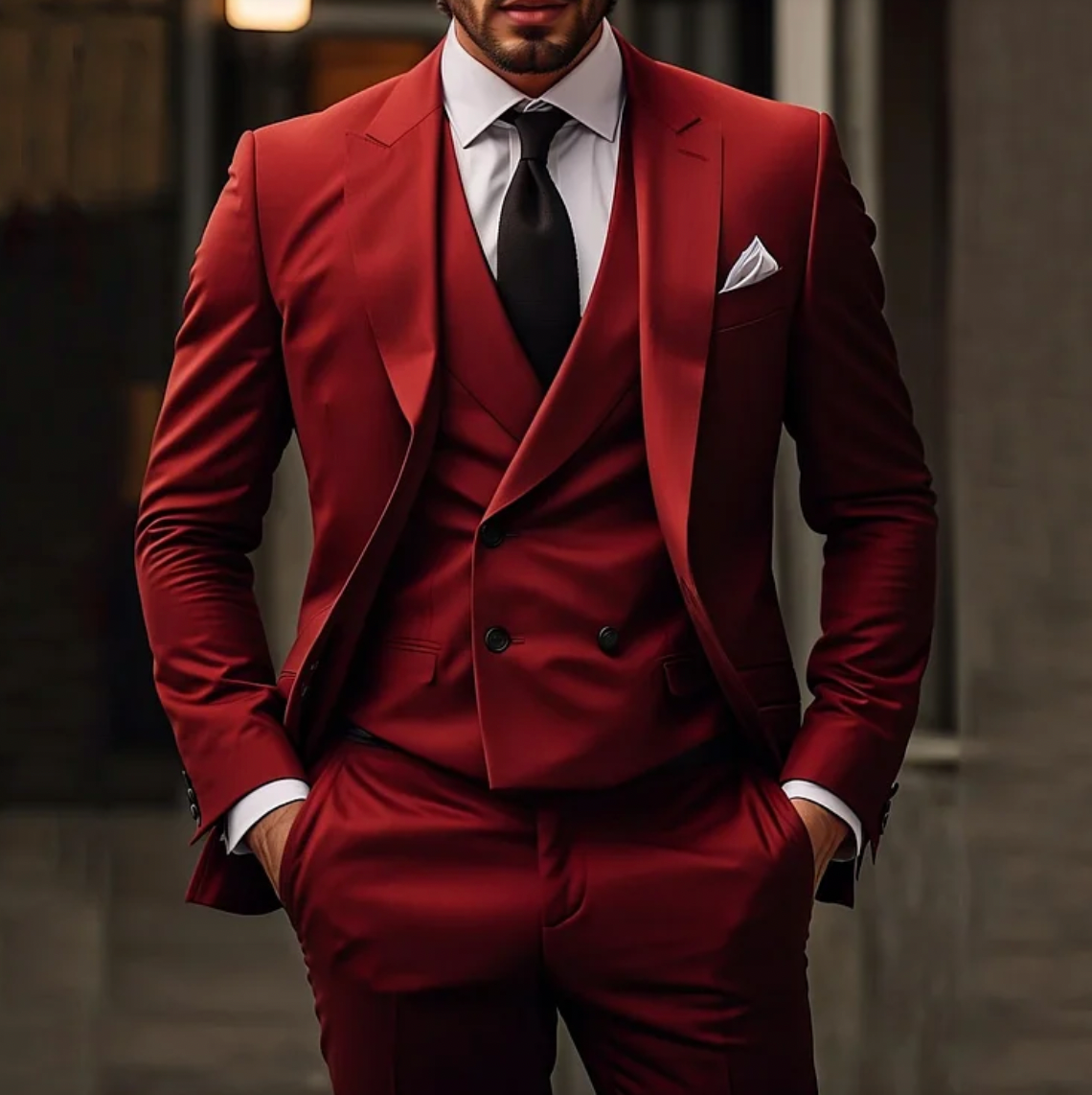 Ronan - Traje de tres piezas para hombre