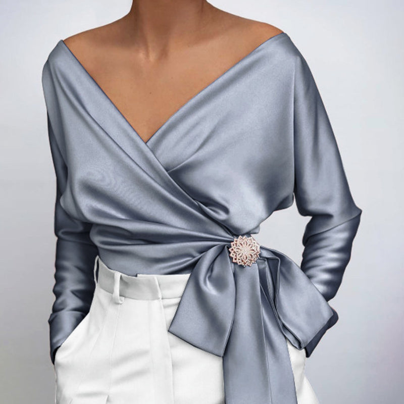 Davina - Blusa de seda