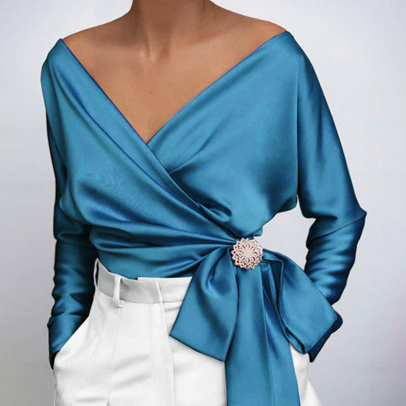 Davina - Blusa de seda