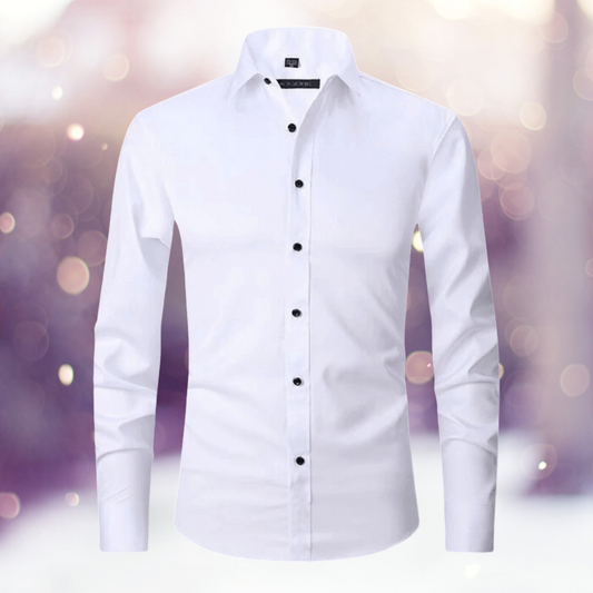 Regor - Camisa elástica sin arrugas