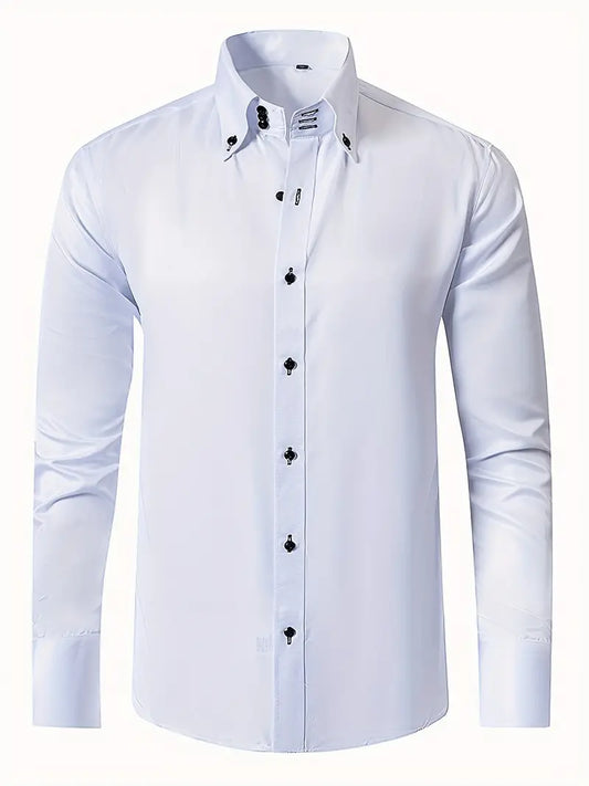 Cedar - Camisa formal de manga larga