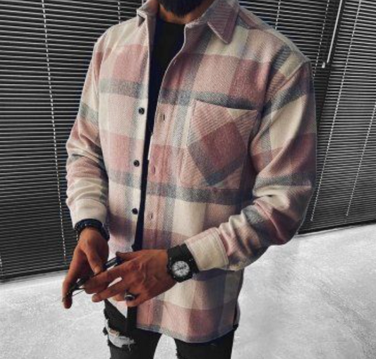Scot - Camisa de cuadros para hombre