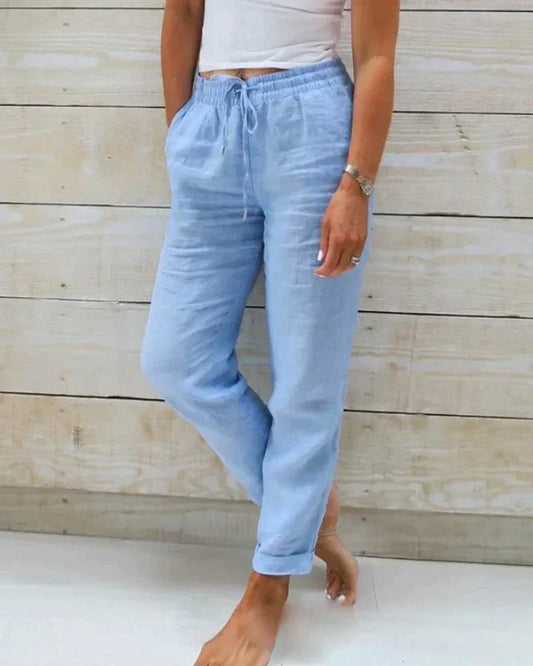 Alea - Pantalón de lino para mujer
