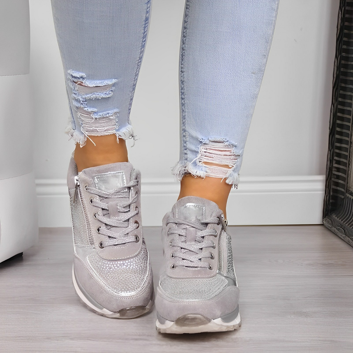 Pro Shoes - Zapatillas con cremallera