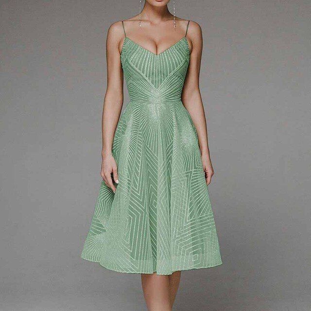 Symmetry Line Vestido de noche elegante