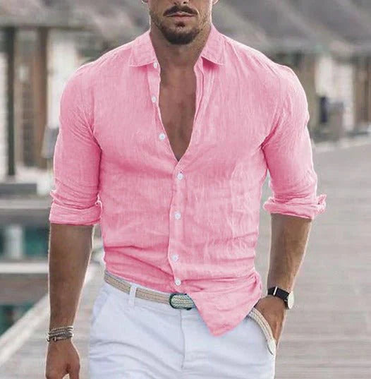 Camisa de lino - Elegancia veraniega con una sensación de ligereza