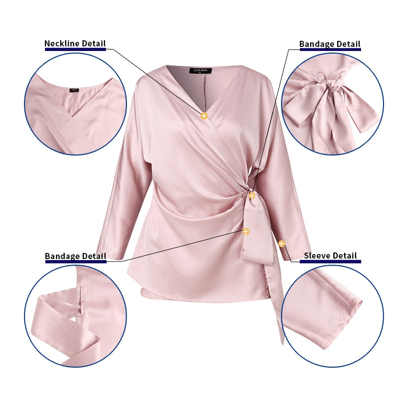 Davina - Blusa de seda